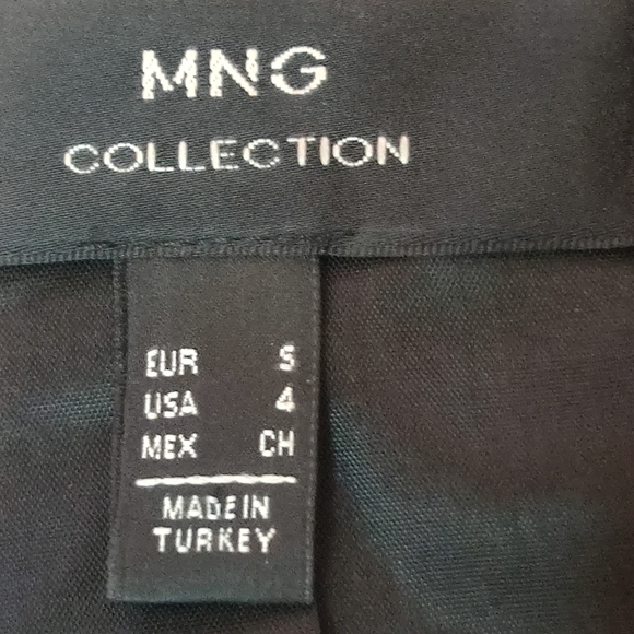 MNG collection black bolero jacket size 4 - Picture 6 of 7
